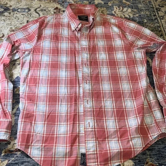 A&F abercrombie & fitch long sleeve button down dress shirt size small men - Picture 1 of 8